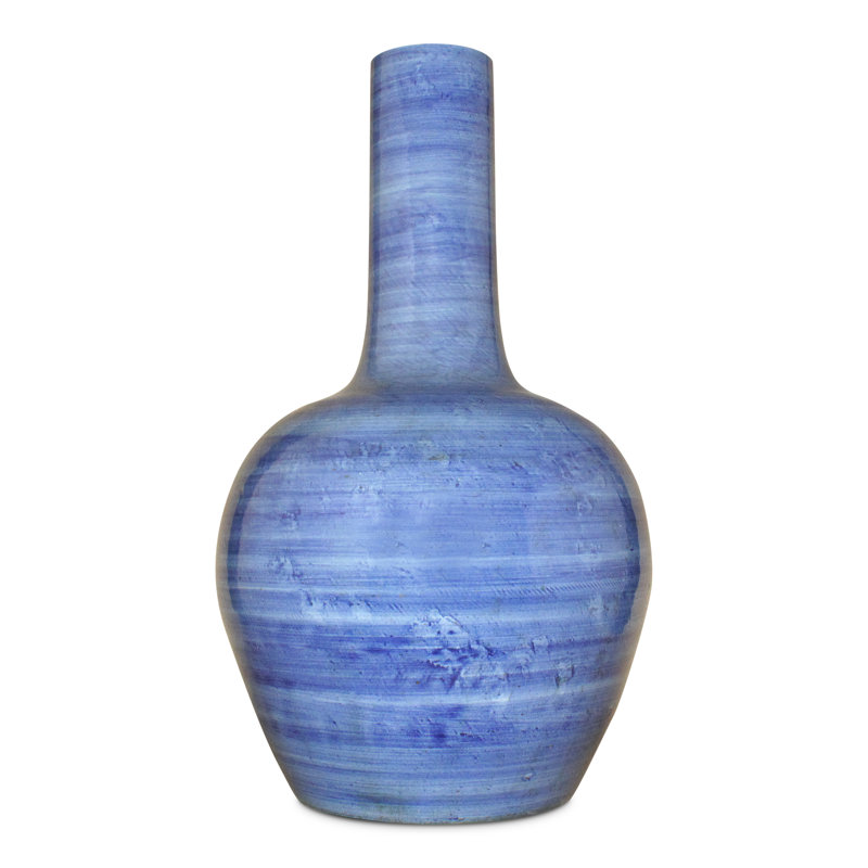 Sarreid Ltd Blue 28" Ceramic Floor Vase Wayfair